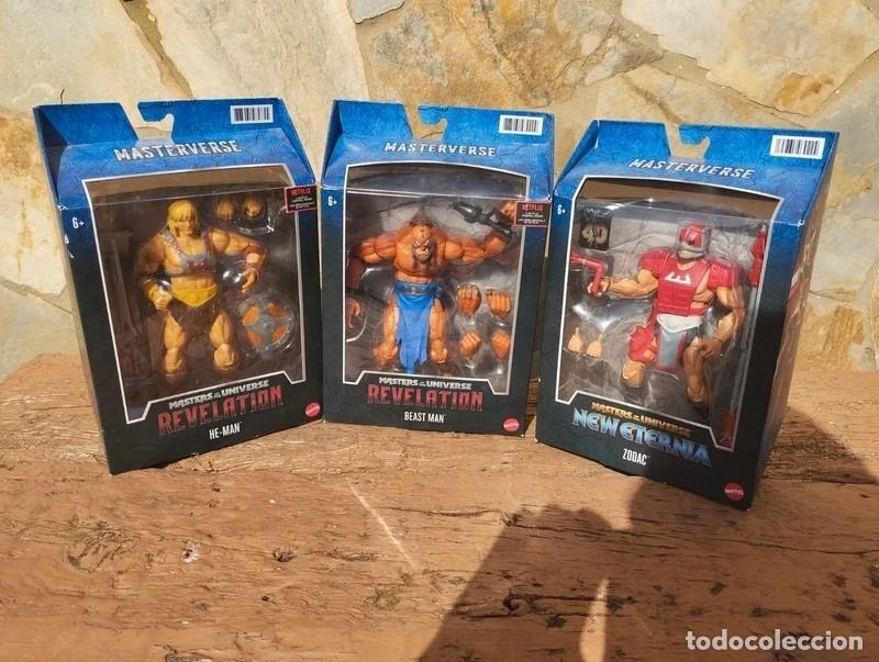 Figuras Masters del Universo: Lote 3 masterverse masters universe zodac, he-man & beast man