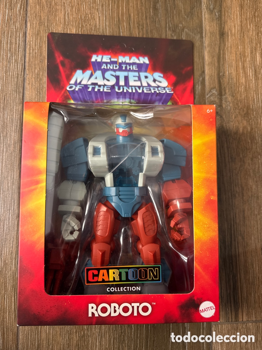 Figuras Masters del Universo: Figura Roboto 200X Deluxe Masters Del Universo Origins Cartoon Collection Mattel
