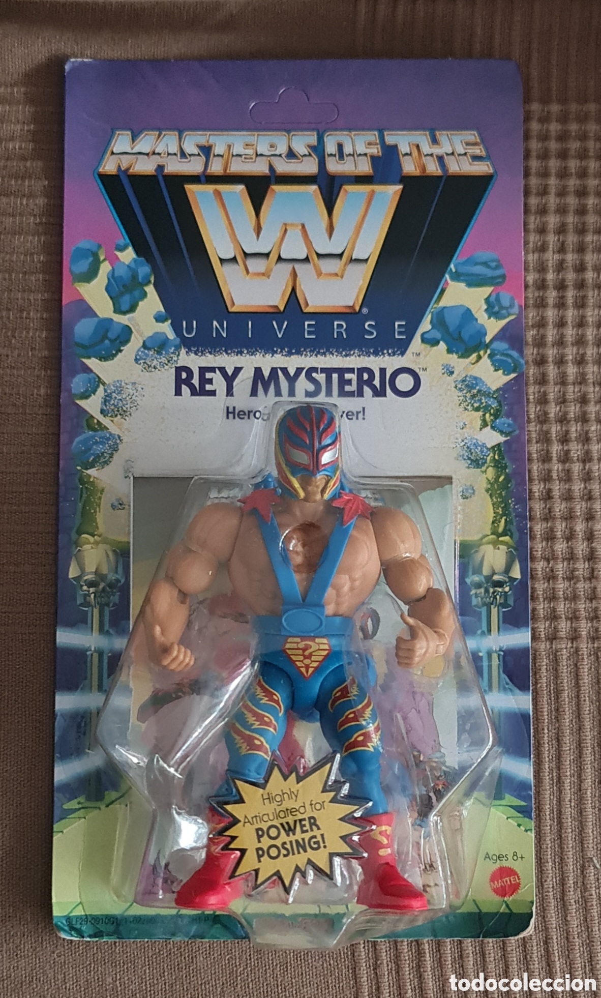Figuras Masters del Universo: Rey Mysterio Masters Of Wwe Universe Origins Action Figure Moc New