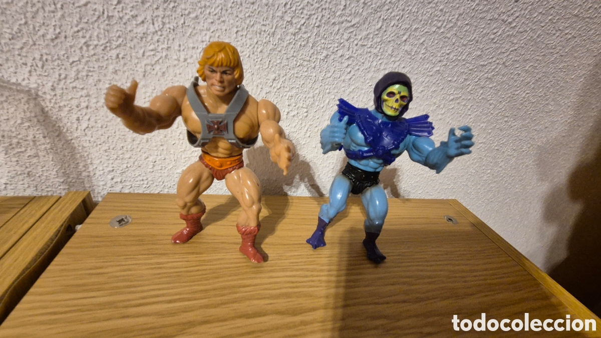 Figuras Masters del Universo: 2 figuras de Heman y Skeeletor Master del Universo A&ntilde;os 80