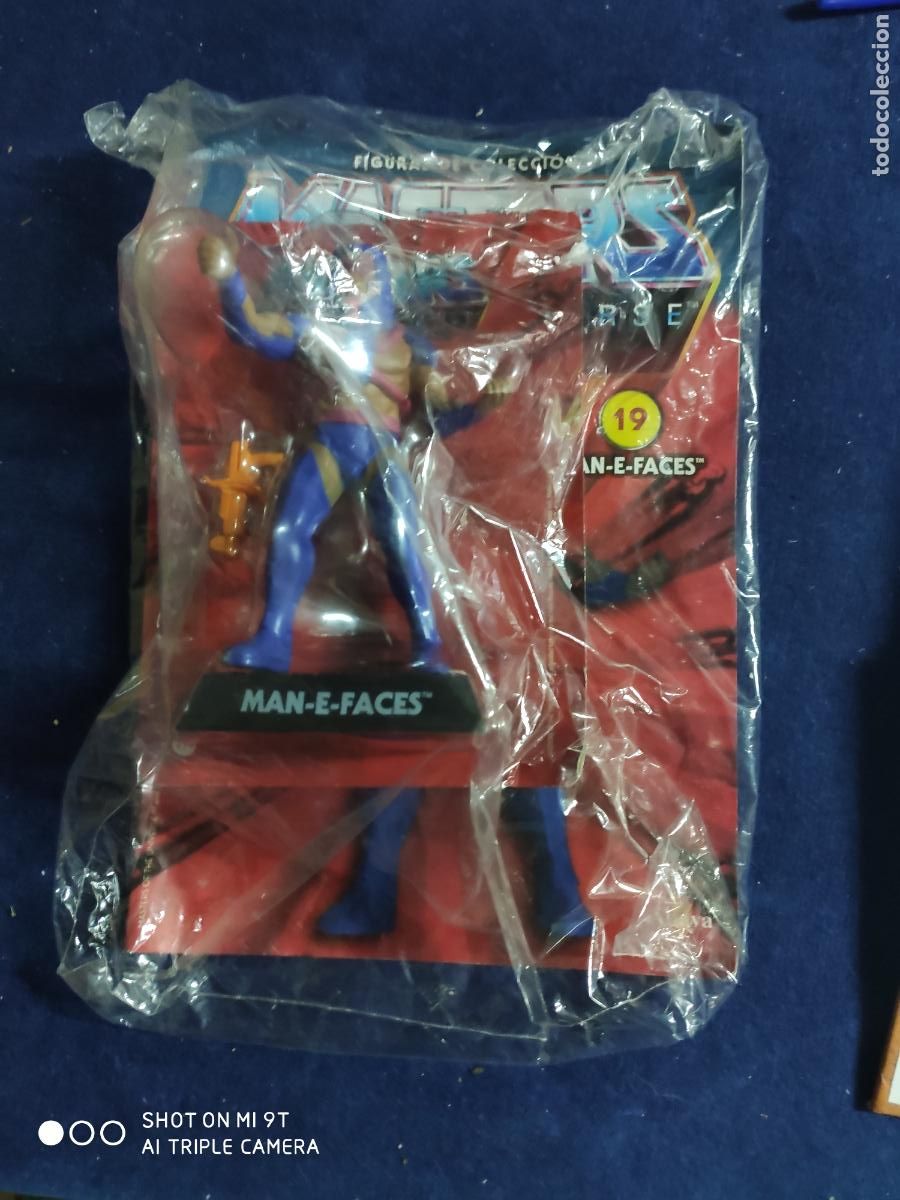 Figuras Masters del Universo: masters del universo altaya man -e -faces n&ordm;19 figura y fasciculo nuevo en blister