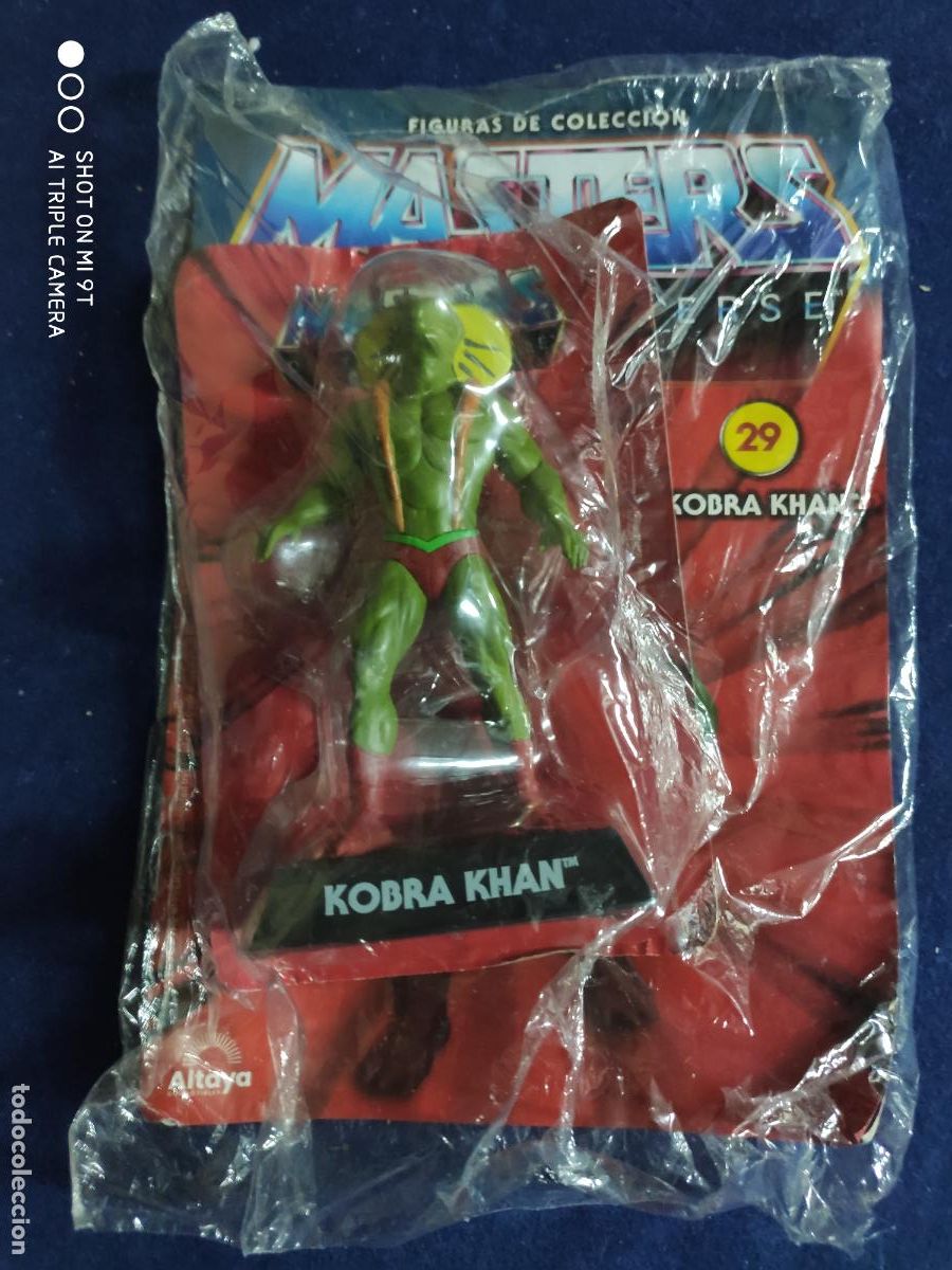Figuras Masters del Universo: masters del universo altaya kobra khan n&ordm;29 figura y fasciculo nuevo en blister