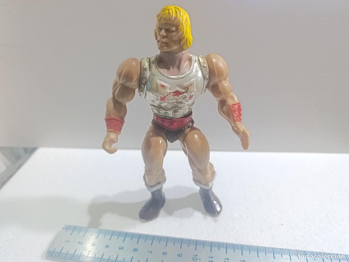 Figuras Masters del Universo: FIGURA PVC - HE-MAN - PU&Ntilde;O BOLEADOR - MOTU - MATTEL 1985 - ( ) MU&Ntilde;ECO