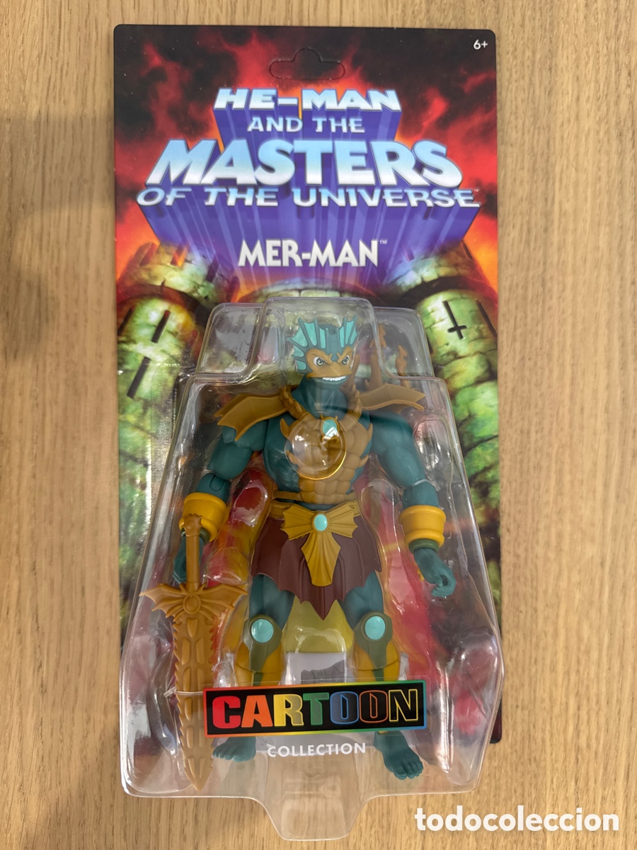 Figuras Masters del Universo: Figura Mer-Man 200X Masters Del Universo Origins Cartoon Collection Mattel