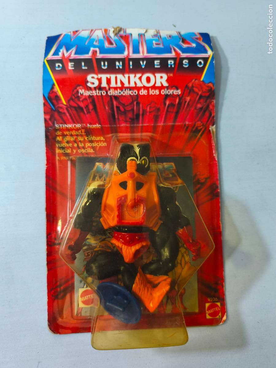 Figuras Masters del Universo: MASTERS DEL UNIVERSO STINKOR, DE MATTEL, A&Ntilde;O 1986, EN BLISTER. CC
