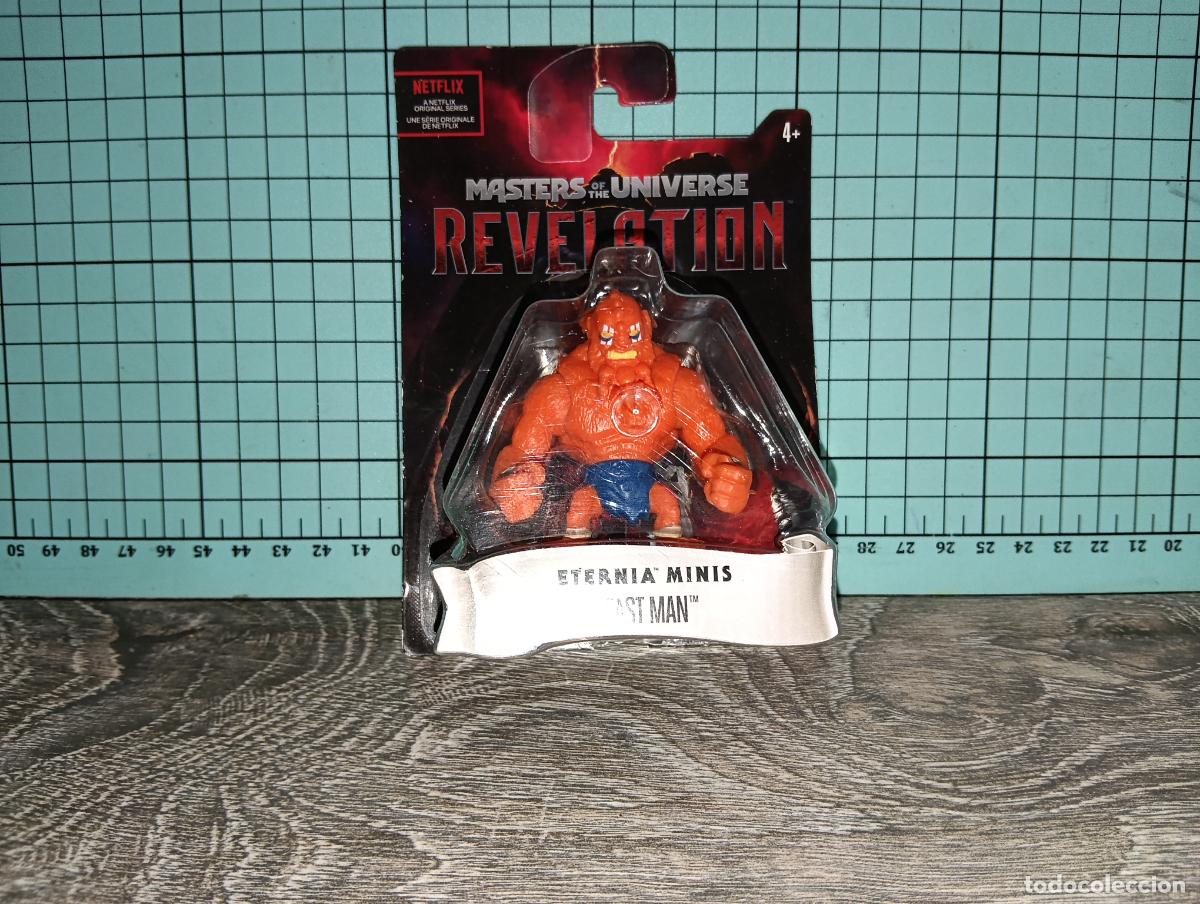 Figuras Masters del Universo: Mini figura Beast Man Masters del Universo Revelation Eternia Minis Motu