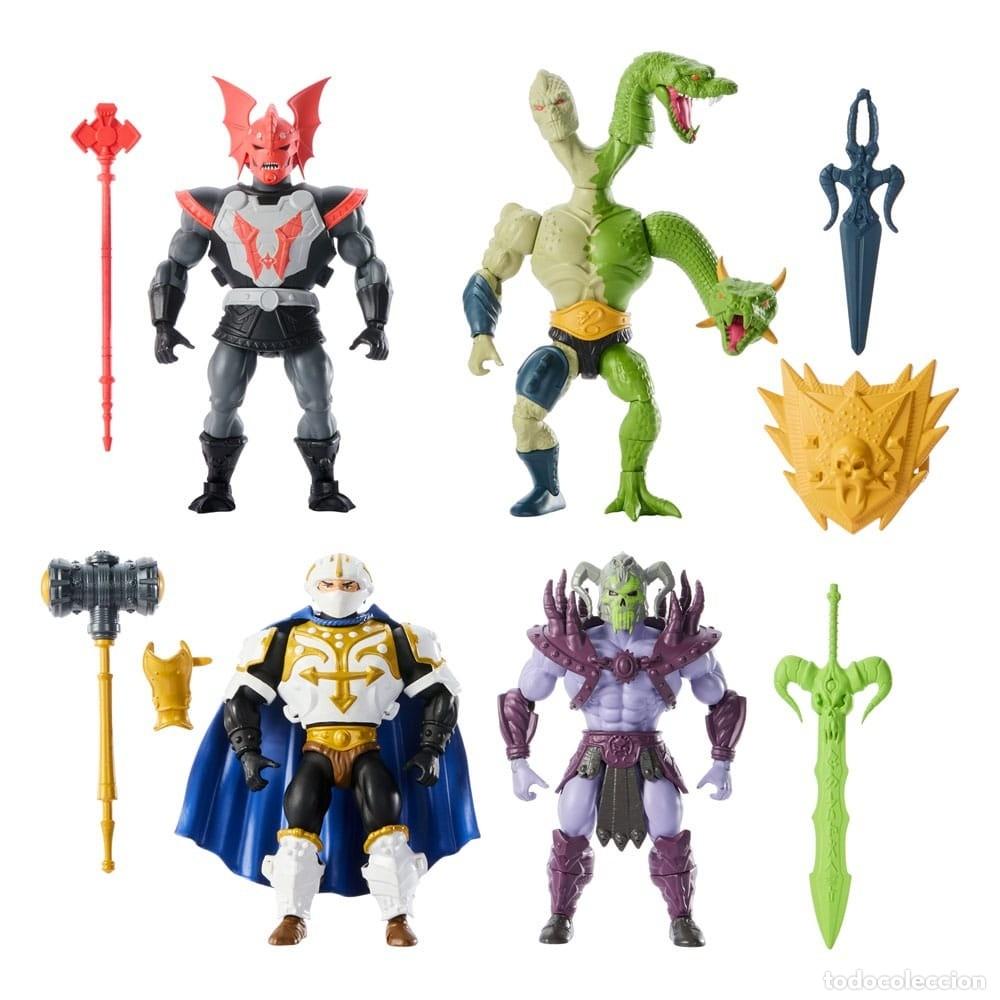 Figuras Masters del Universo: Pack Figuras Paragon Champion, Skel-Knight, Horde Revenant y Pit Warden Masters Del Universo Origins