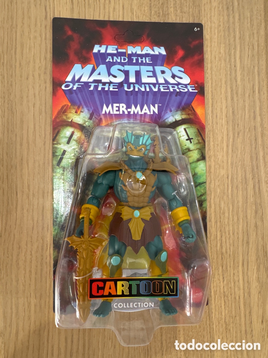 Figuras Masters del Universo: Figura Mer-Man 200X Masters Del Universo Origins Cartoon Collection Mattel