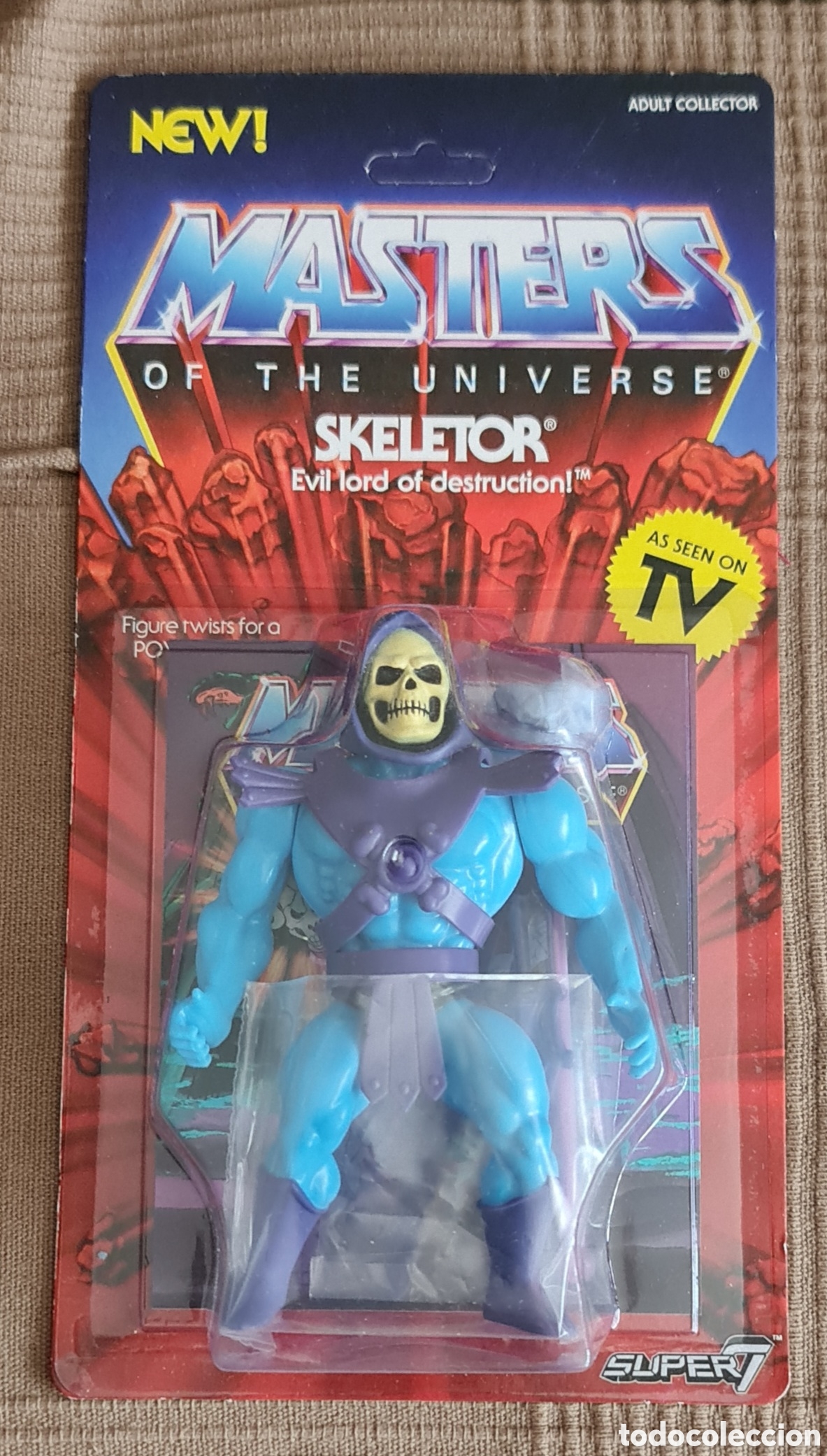 Figuren von Masters of the Universe: SKELETOR MOTU NEOVINTAGE MASTERS DEL UNIVERSO NUEVO NEW SUPER7
