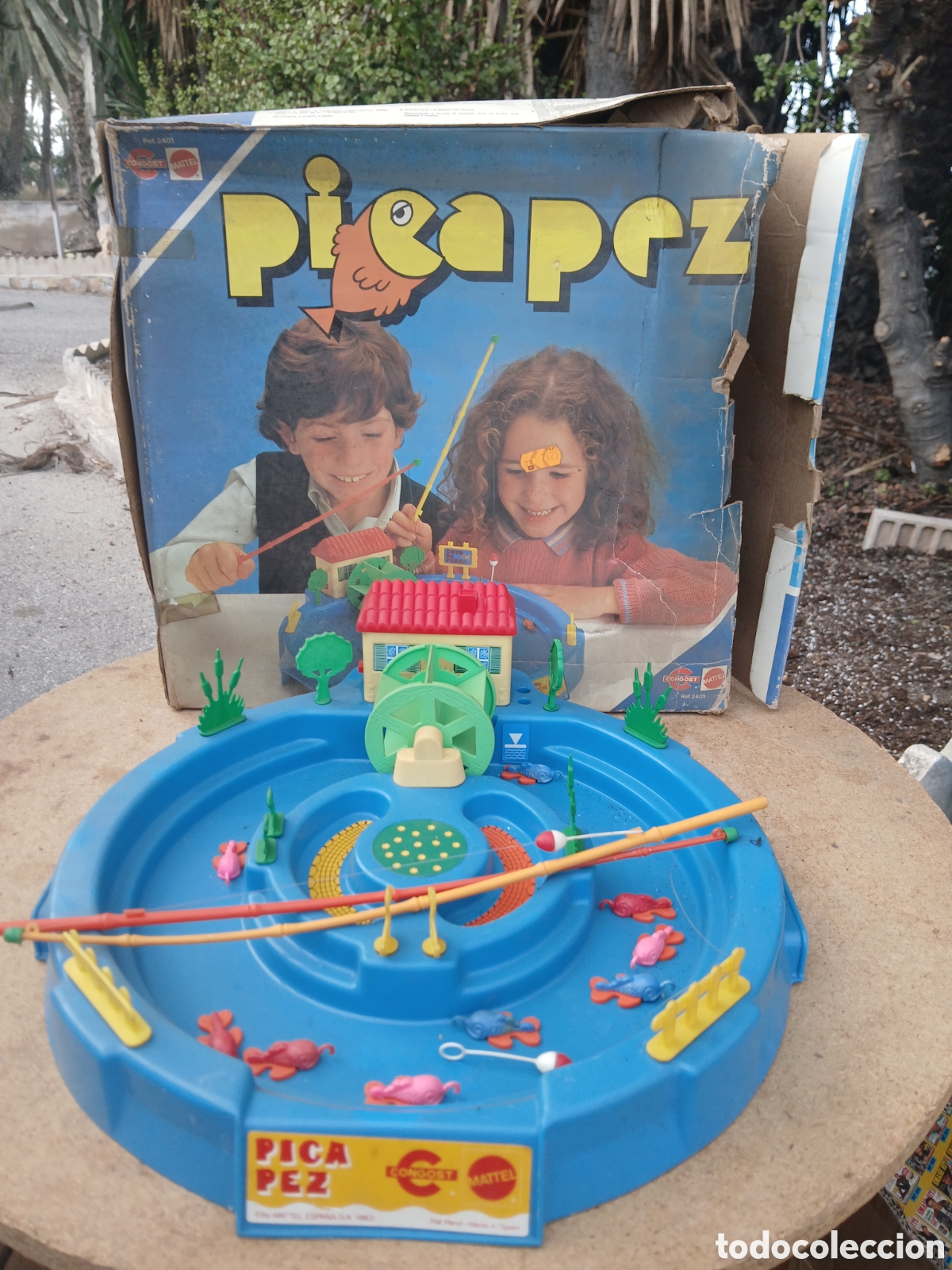 Figuras Masters del Universo: JUEGO DE CONGOST PICA PEZ MATTEL EN CAJA ORIGINAL.