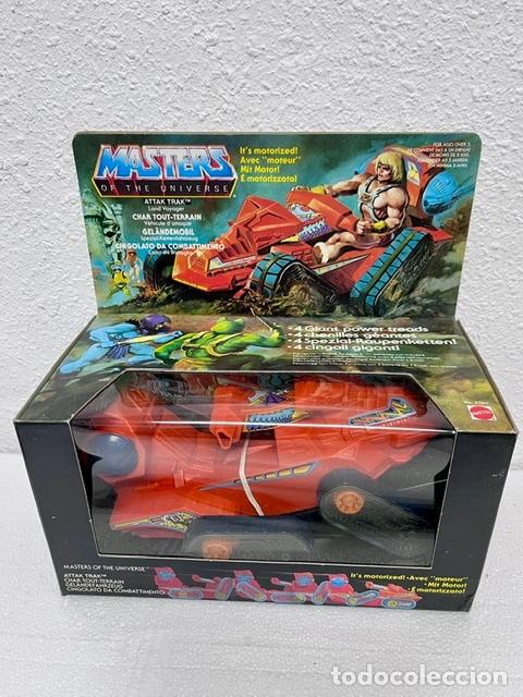 Figuras Masters del Universo: MASTERS DEL UNIVERSO: ATTAK TRAK, CAJA PERFECTA. ORIGINAL Y SIN ABRIR. &iexcl;&iexcl;NUEVA!!! A&Ntilde;OS 80