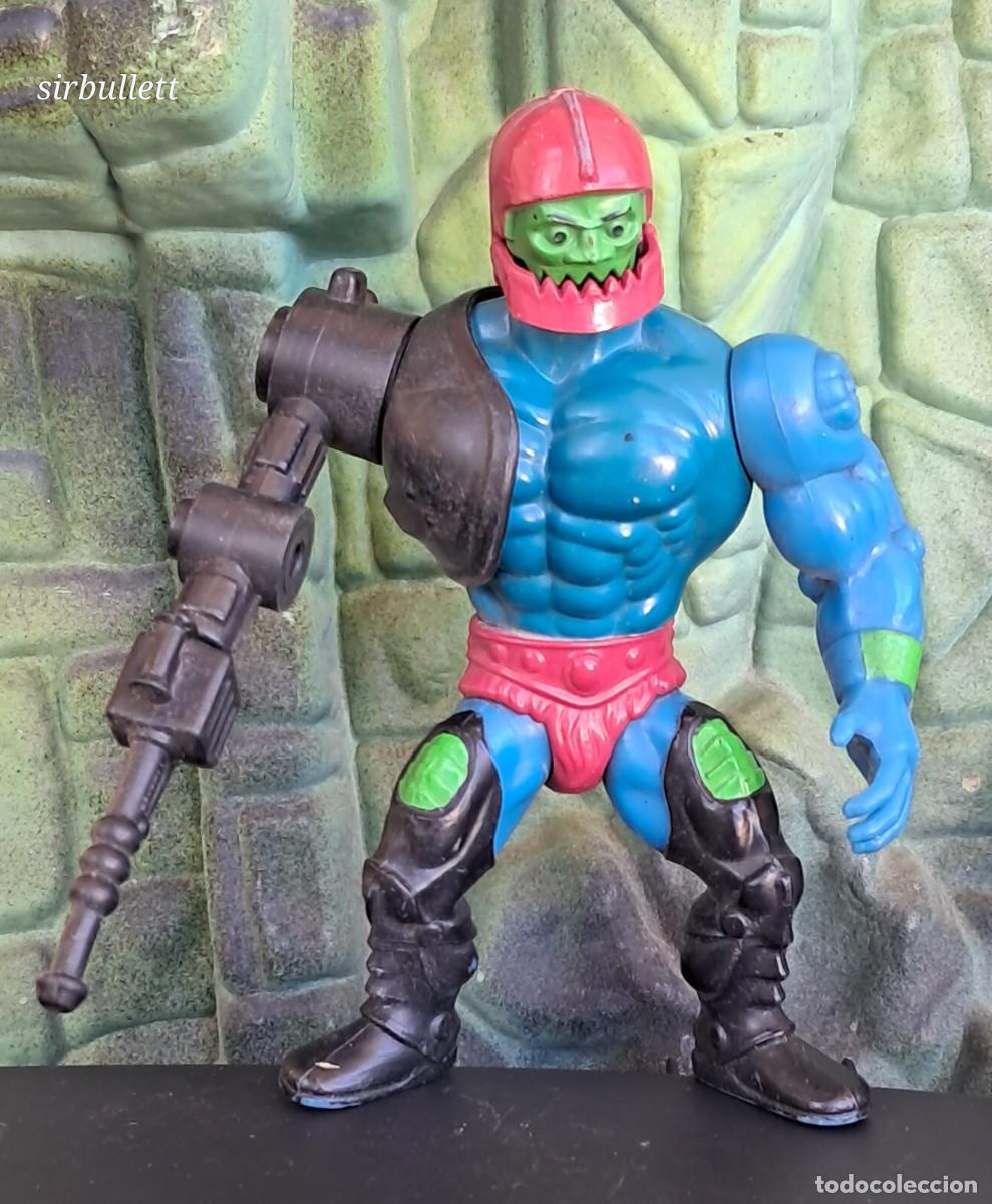 Figuras Masters del Universo: Figura Trap Jaw. Guerrero mand&iacute;bula de hierro. Masters del Universo. Mattel Espa&ntilde;a 1981
