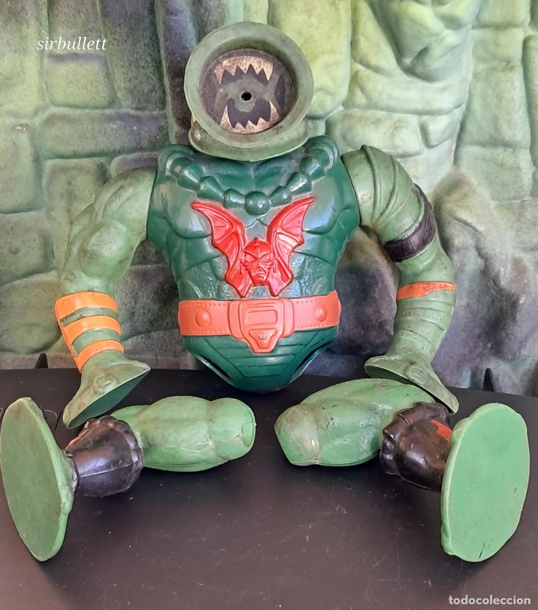 Figuras Masters del Universo: Figura Leech. Guerrero ventosa. Masters del Universo. Mattel a&ntilde;os 80. Restauraci&oacute;n