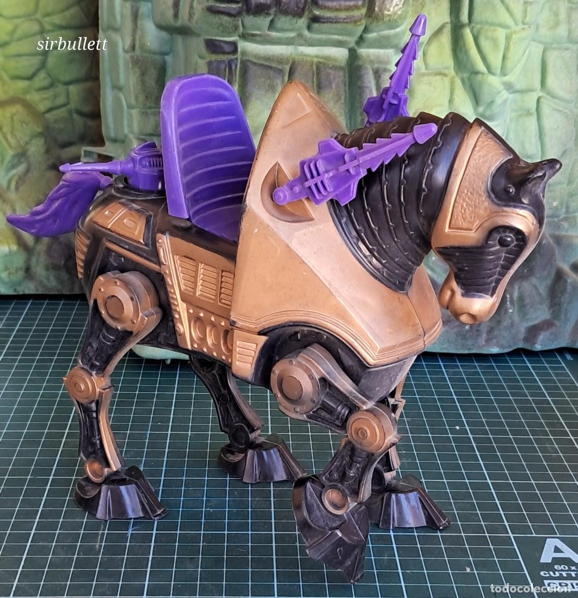 Figuras Masters del Universo: Caballo Night Stalker. Skeletor. Masters del Universo. Mattel a&ntilde;os 80.