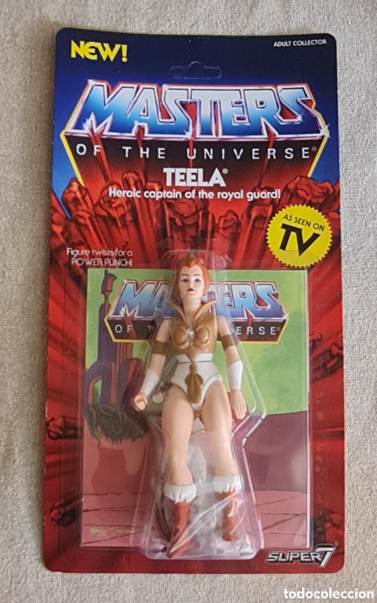 Figuras Os Masters do Universo: Teela Neovintage Masters Del Universo Super 7 Motu He-Man