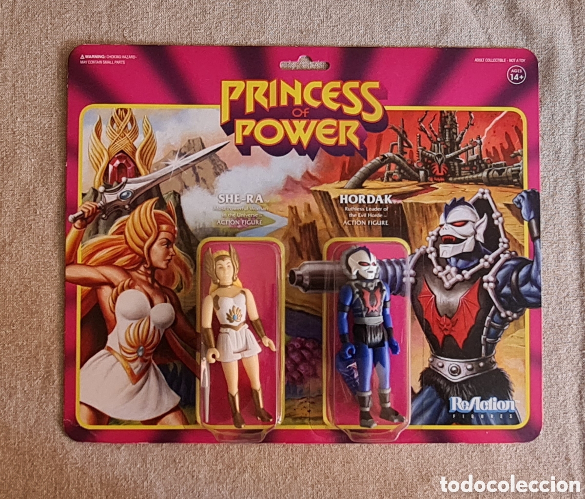 Figuras Os Masters do Universo: Masters of the Universe ReAction She-Ra & Hordak Two-Pack SDCC 2018 Exclusive