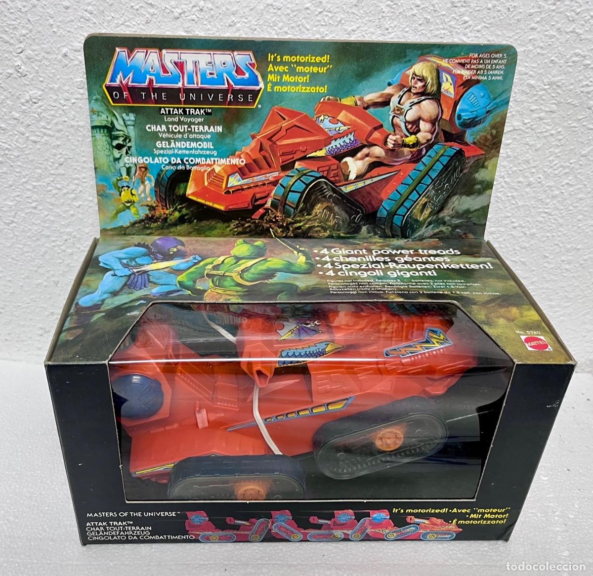 Figuras Os Masters do Universo: MASTERS DEL UNIVERSO: ATTAK TRAK, CAJA PERFECTA. ORIGINAL Y SIN ABRIR. &iexcl;&iexcl;NUEVA!!! A&Ntilde;OS 80