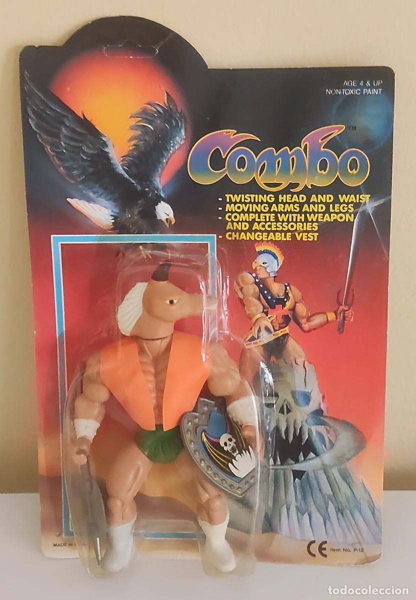 Figure Masters del Universo: COMBO ORIGINAL UNICORNA HERO VINTAGE DE LOS A&Ntilde;OS 80 BL&Iacute;STER UNPUNCHED MOTU BOOTLEG MUY RARO