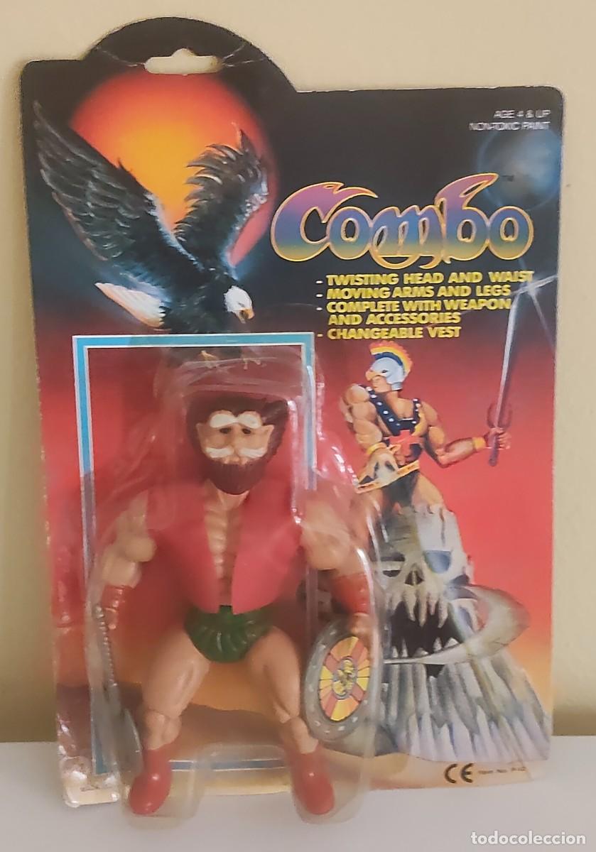 Figure Masters del Universo: COMBO HERO HULKA CHALECO ROJO SELLADO Y UNPUNCHED EN BLISTER ORIGINAL MOTU A&Ntilde;OS 80 BOOTLEG MOC