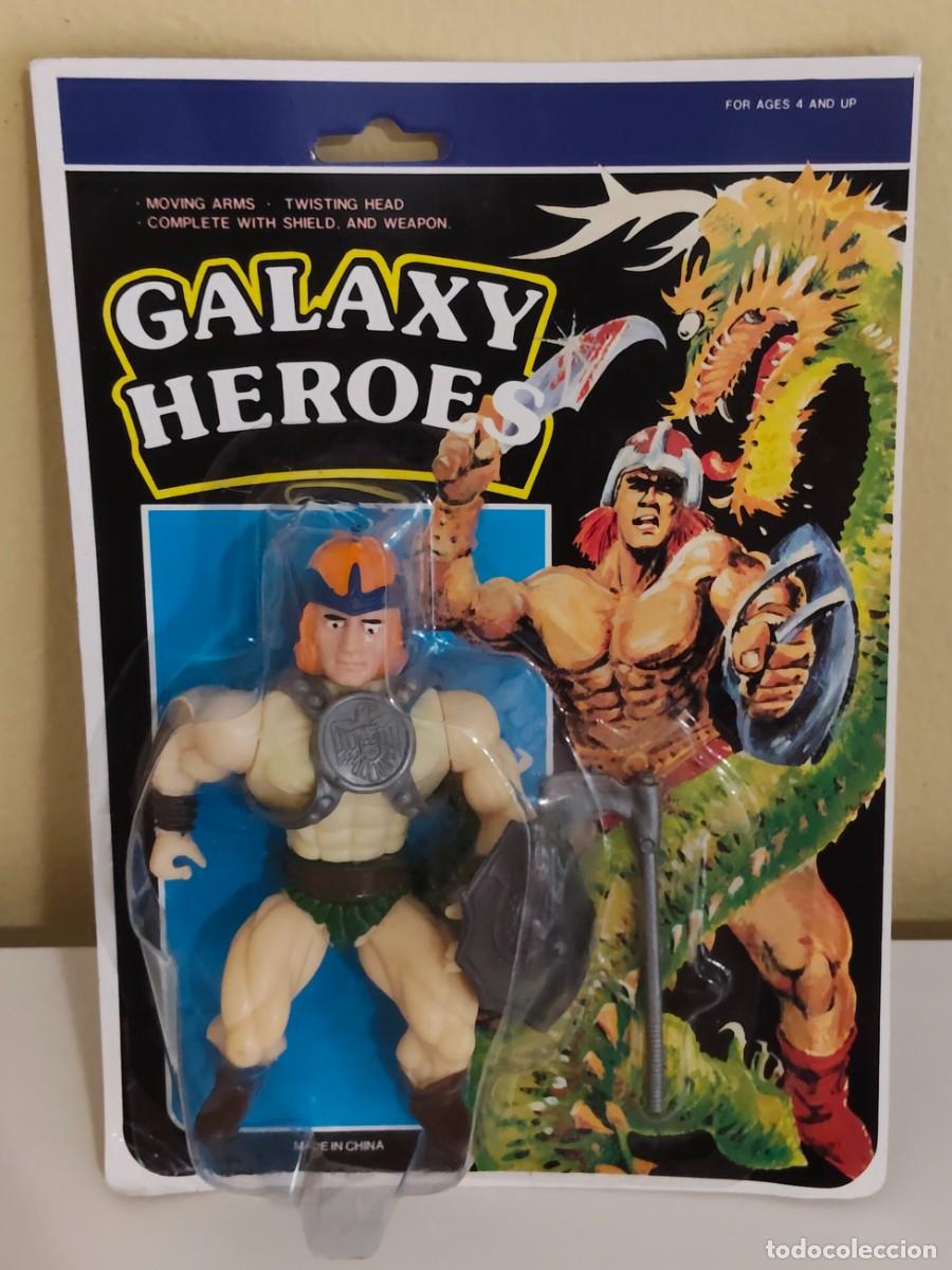 Figure Masters del Universo: GALAXY HEROES HUK EN SU BLISTER ORIGINAL SIN ABRIR MOTU BOOTLEG A&Ntilde;OS 80