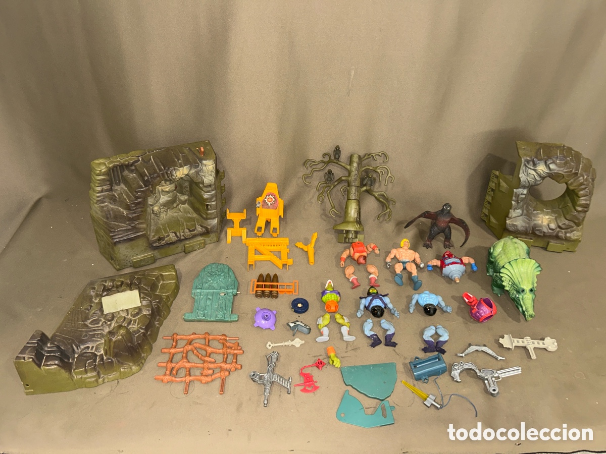 Figuras Masters del Universo: MEGA LOTE MASTERS DEL UNIVERSO - FIGURAS MOTU, ACCESORIOS Y ESCENARIOS* *VER FOTOS*A&Ntilde;OS 80,MALASYA