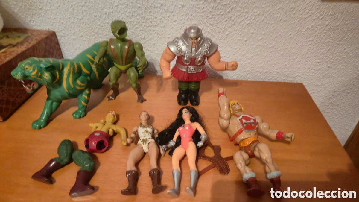 Figuras Masters del Universo: Lote de figuras antiguas Master del Universo . Heman. A&ntilde;os 80. Como se ven en la foto