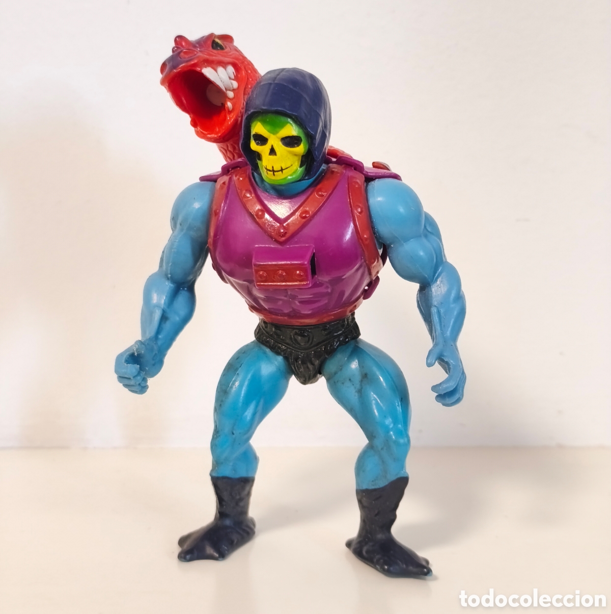 Figuras Masters del Universo: Mu&ntilde;eco figura Masters del Universo Skeletor Dragon Blaster 1981