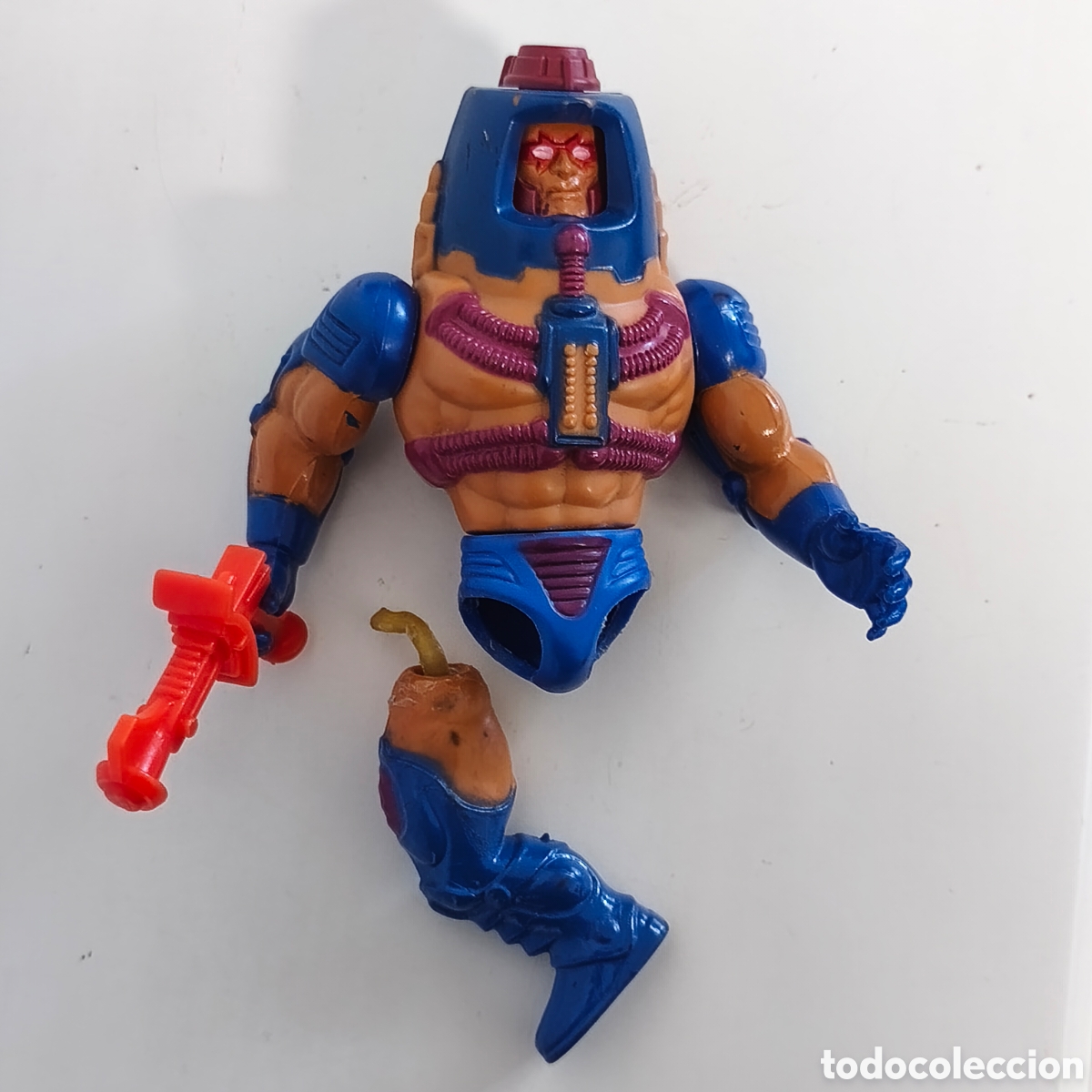 Figuras Masters del Universo: FIGURA MASTERS DEL UNIVERSO, MATTEL INC (MOTU) MAN-E-FACES Y ARMA, FRANCIA 1982