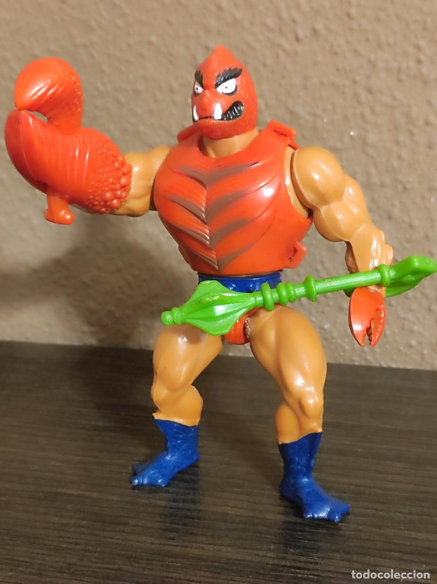 Figuras Masters del Universo: CLAWFUL. MOTU. COMPLETO CON SU ARMA Y ARMADURA. VINTAGE A&Ntilde;OS 80