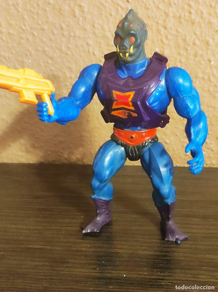Figuras Masters del Universo: WEBSTOR. CON SU ARMA Y ARMADURA. MOTU. VINTAGE A&Ntilde;OS 80