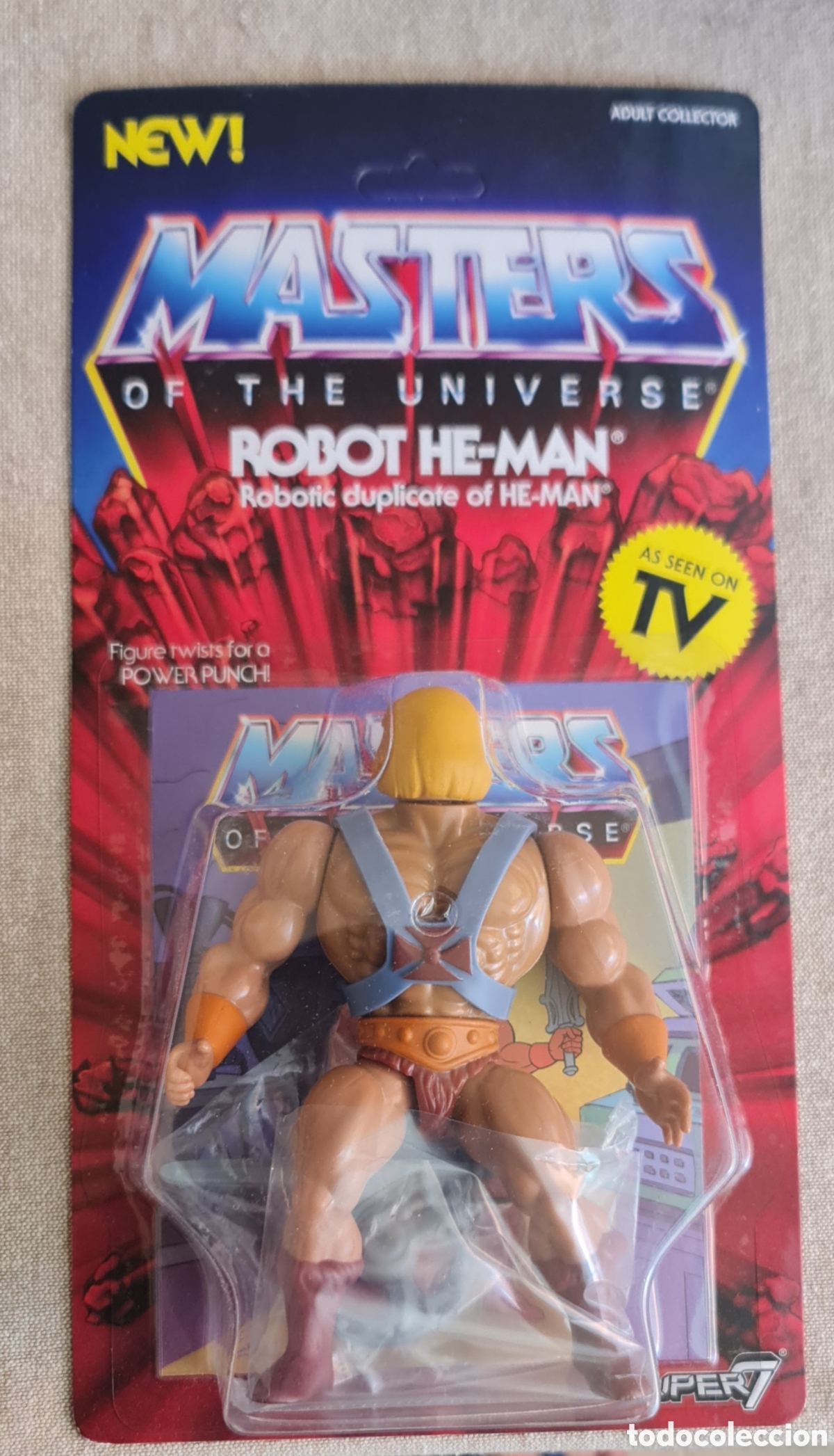 Figurines Ma&icirc;tres de l'Univers: He-man Robot Masters of The Universe Super7 Neovintage