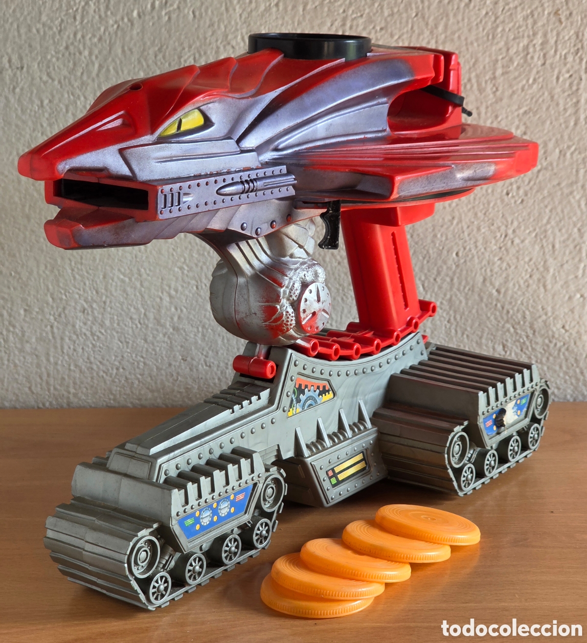 Figuras Masters del Universo: Blaster Hawk Destructor Lanzadiscos Masters del Universo - Mattel 1985 Italy - He-Man Juguete Retro