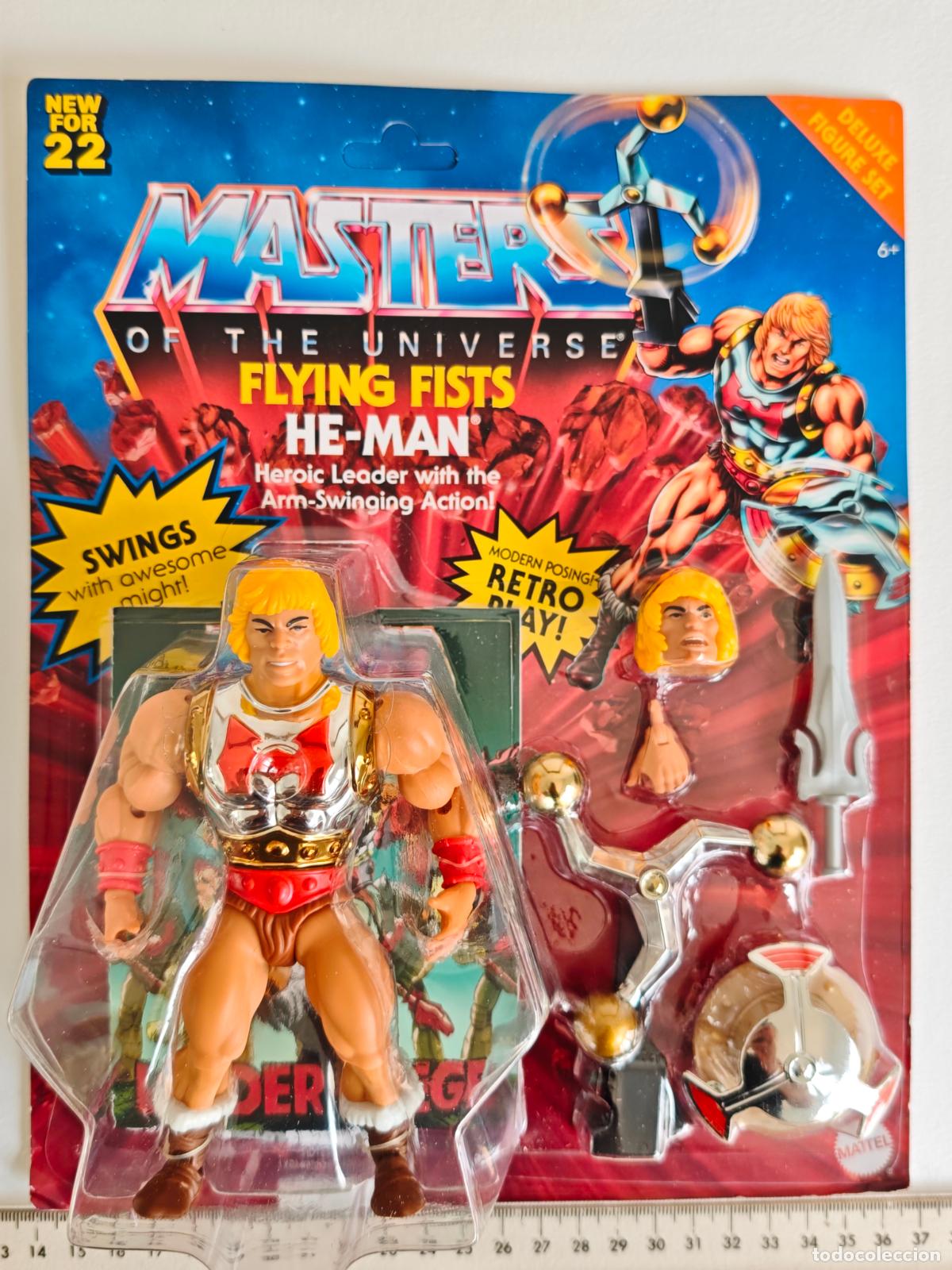 Figuras Masters del Universo: Flying Fists He-Man MOTU unpunched