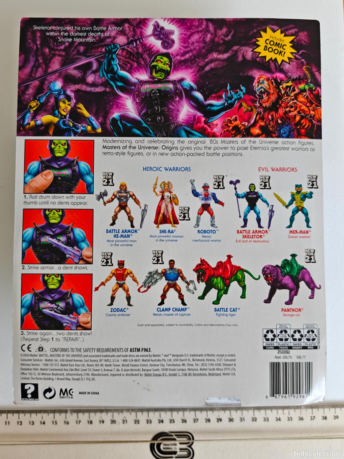Figuras Masters del Universo: Battle Armor Skeletor MOTU unpunched - Foto 2