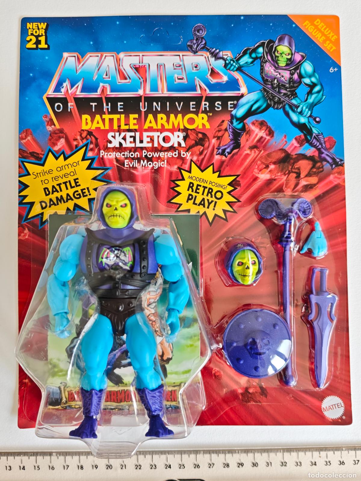 Figuras Masters del Universo: Battle Armor Skeletor MOTU unpunched