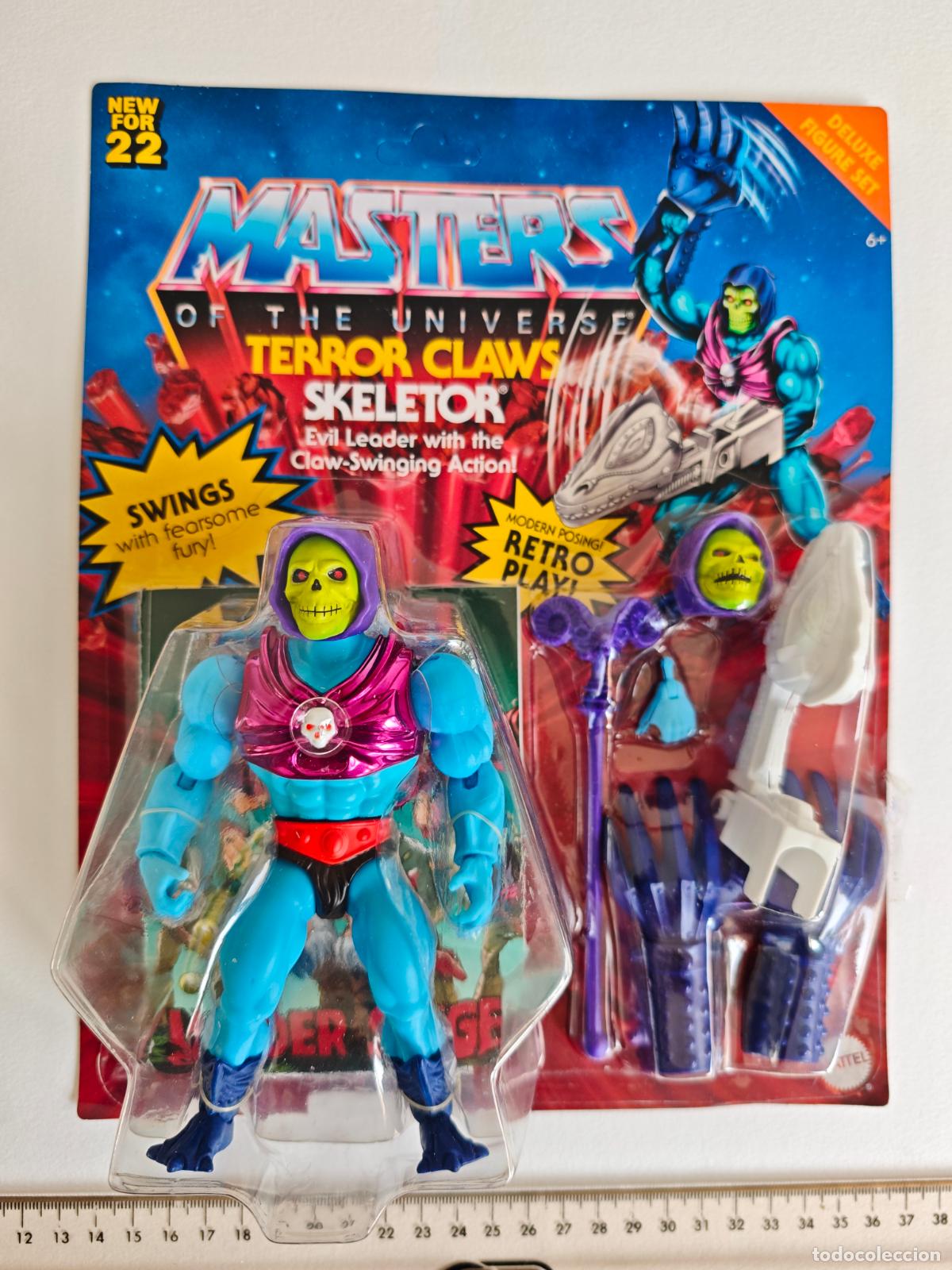 Figuras Masters del Universo: Terror Claws Skeletor MOTU unpunched