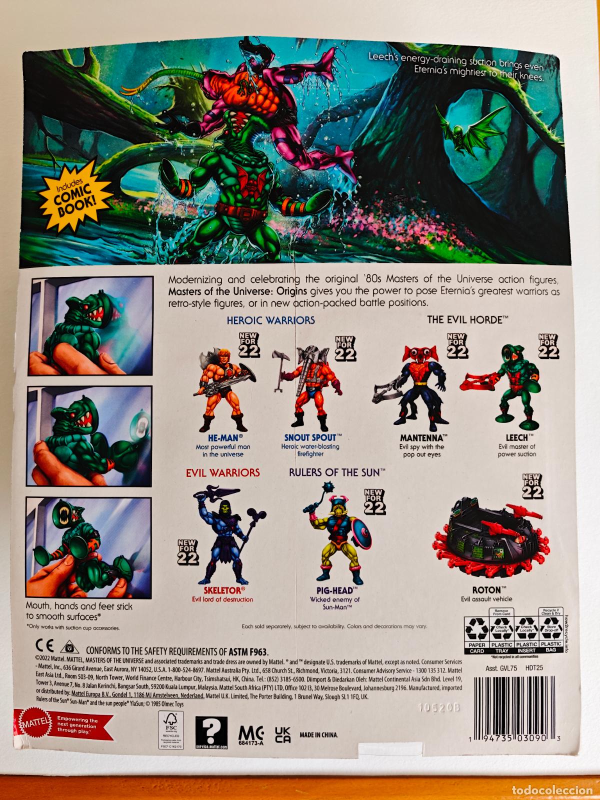 Figuras Masters del Universo: Leech Masters Universe MOTU unpunched - Foto 2