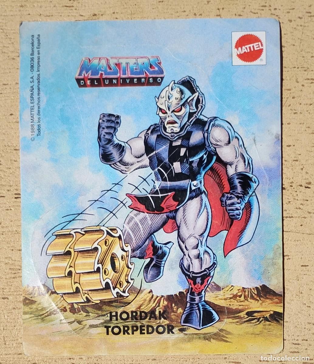 Figuras Masters del Universo: Hordak Torpeador Pegatina M&aacute;ster del Universo MOTU &copy; 1988