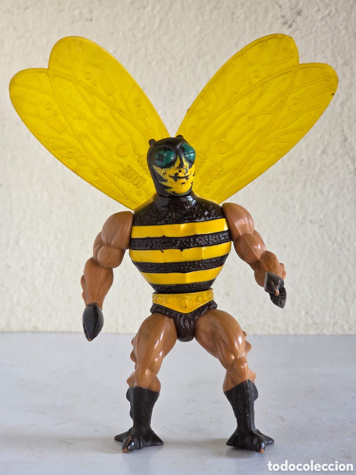 Figuras Masters del Universo: Figura Buzz Off Masters del Universo MOTU - Mattel 1983 Francia - Juguete Retro Abeja Bee