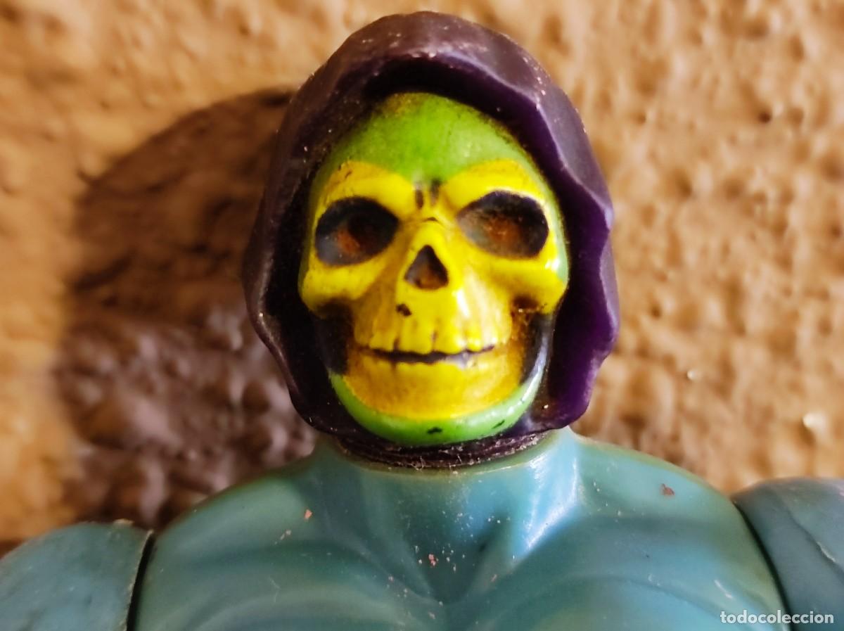 Figuras Masters del Universo: SKELETOR. MOTU. CABEZA BLANDA. VINTAGE. A&Ntilde;OS 80