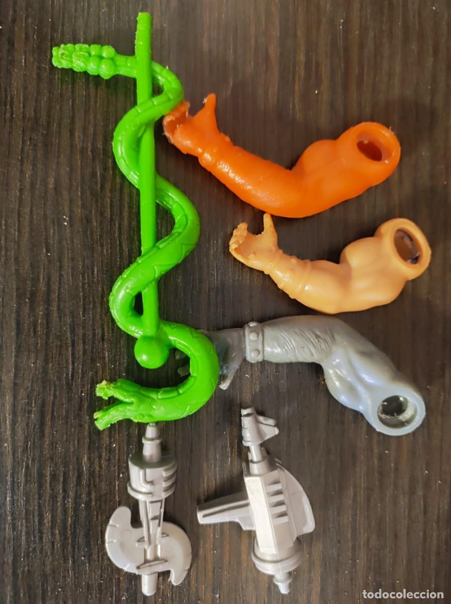 Figuras Masters del Universo: LOTE REPUESTOS Y ARMAS MOTU. MATTEL. VINTAGE A&Ntilde;OS 80