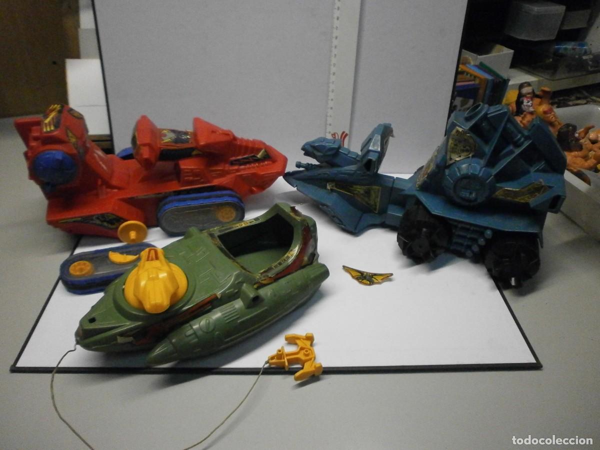 Figuren von Masters of the Universe: lote de 3 vehiculos masters del universo para reparar o piezas