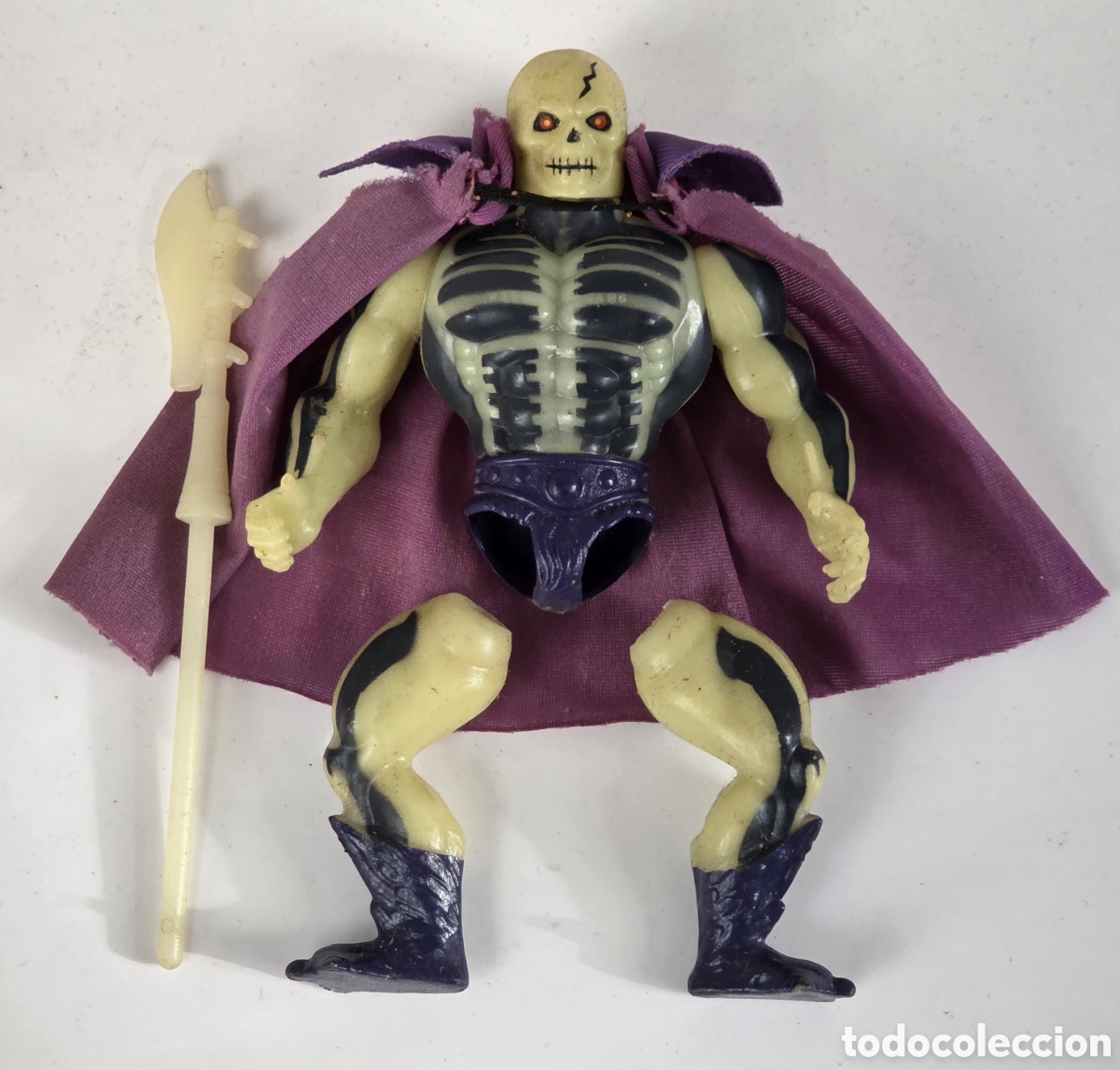 Figuras Masters del Universo: Figura Scare Glow Masters del Universo MOTU - Mattel 1981 France - He-Man Juguete Retro Skeletor