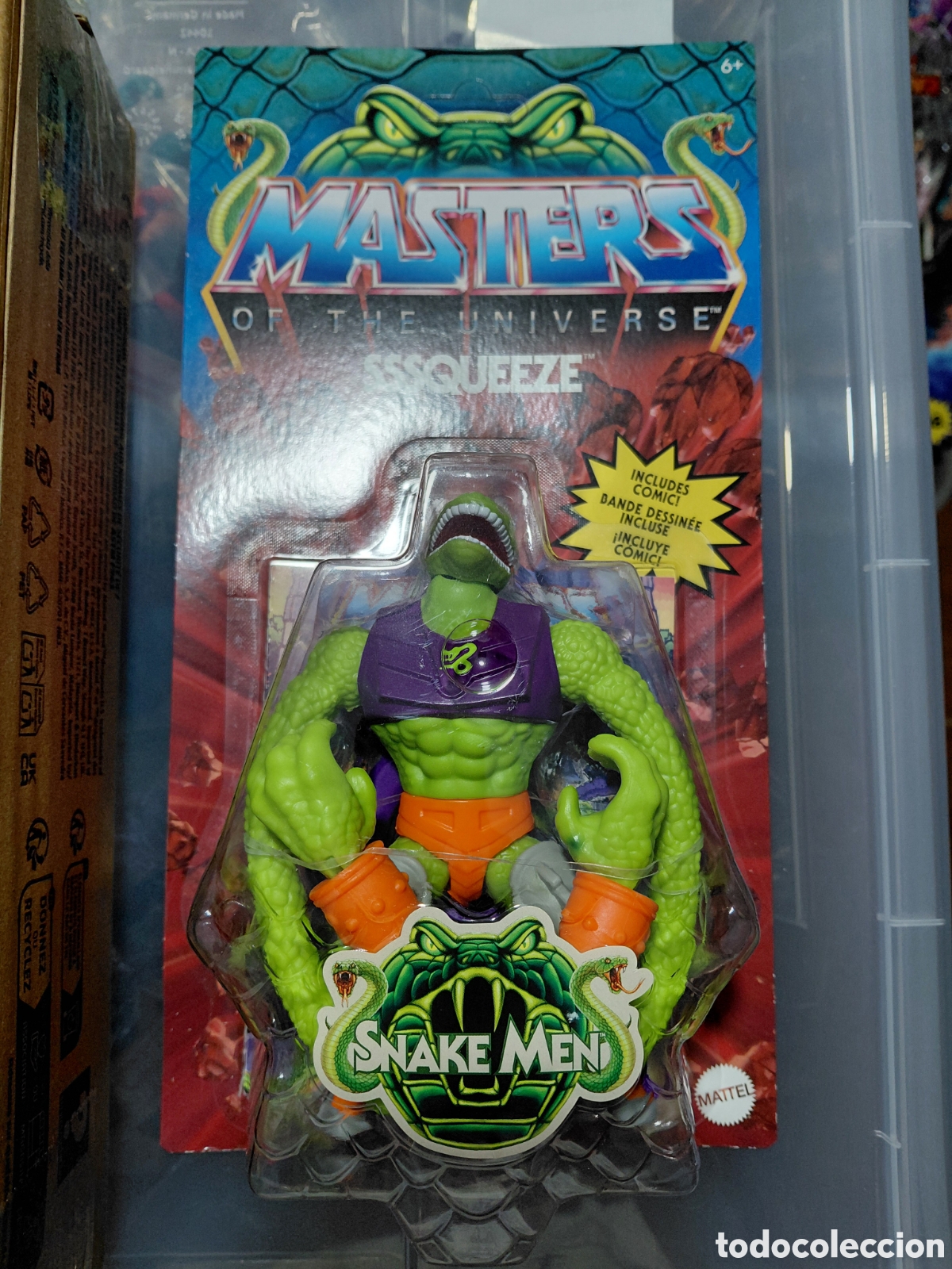Figuras Masters del Universo: Sssqueeze Origins MOTU Masters of the Universe