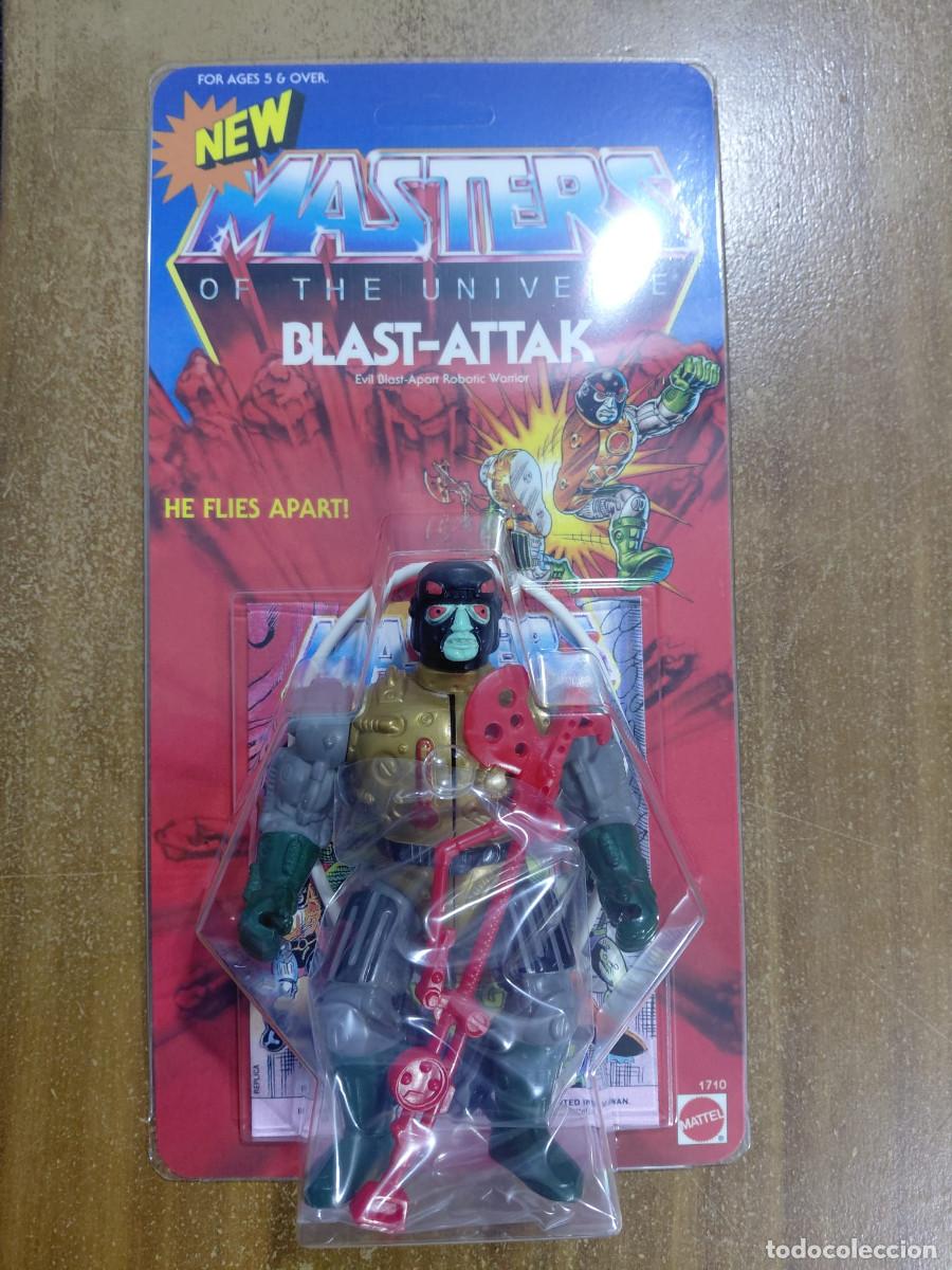 Figuras Masters del Universo: BLAST-ATTAK MOTU Vintage Masters of the Universe Blister Custom