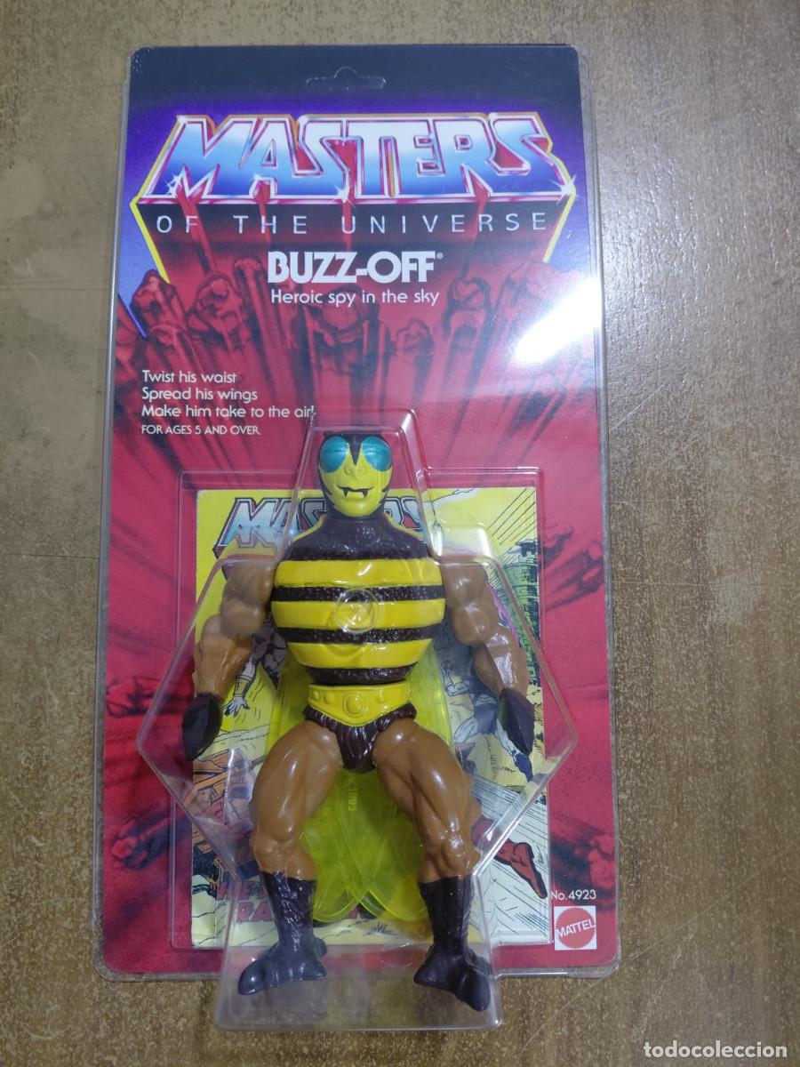 Figuras Masters del Universo: BUZZ-OFF MOTU Vintage Masters of the Universe Blister Custom