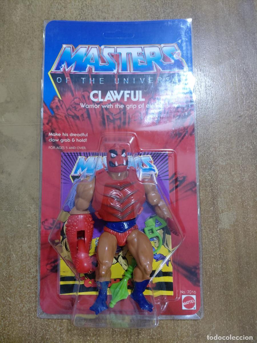 Figuras Masters del Universo: CLAWFUL MOTU Vintage Masters of the Universe Blister Custom
