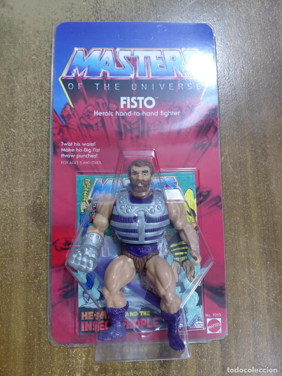 Figuras Masters del Universo: FISTO MOTU Vintage Masters of the Universe Blister Custom