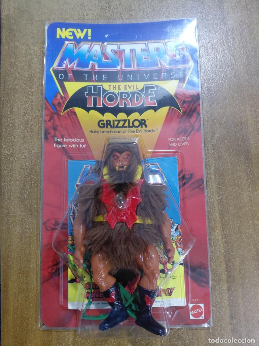 Figuras Masters del Universo: GRIZZLOR MOTU Vintage Masters of the Universe Blister Custom