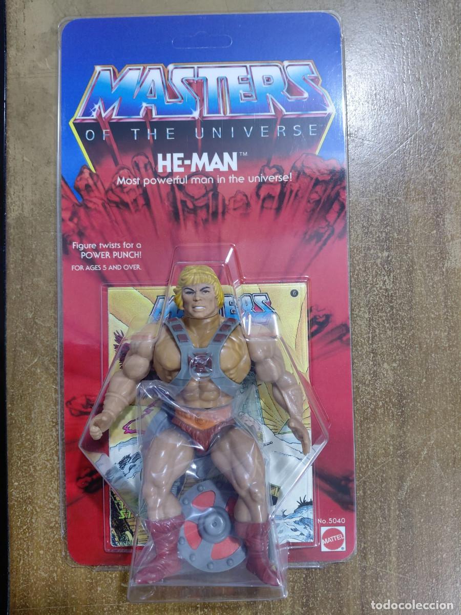 Figuras Masters del Universo: HE-MAN MOTU Vintage Masters of the Universe Blister Custom